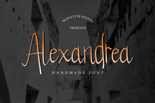 Alexandrea: A Handwritten Font for Web Design