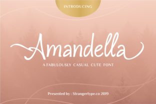 Amandella Font: Cute & Stylish for Crafts