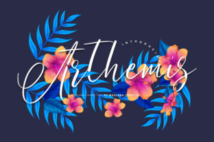 Arthemis: A Bold Handwritten Font for Creative Projects