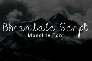Bhrandale Script: A Bold Handwritten Typeface