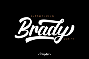 Brady Font: A Creative Touch for Handmade Projects