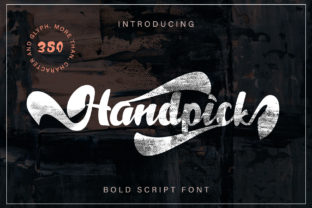 Handpick: A Bold Script for Creative Projects