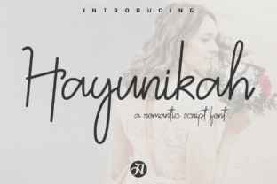 Hayunikah: Romantic Script Font for Business