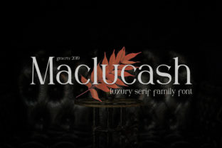 Maclucash: A Luxurious Serif Font