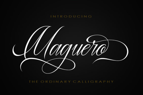 Maguero Script: A Premium Font for Creative Campaigns