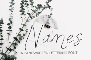 Names: A Font That Speaks Clearly