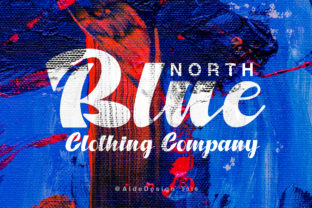 North Blue: A Bold Handwritten Font