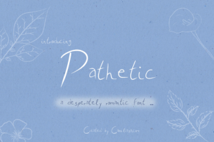 Pathetic Font: Handwritten Style for Editorial Design