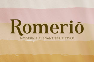 Romerio: A Serif Font for Elegant Design