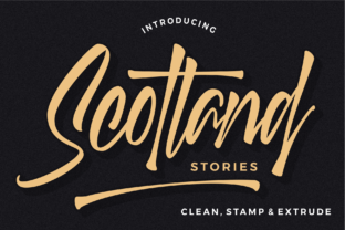 Scotland Stories Font for Web Design