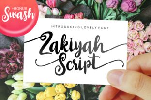 Zakiyah: A Bold Handwritten Font for Business